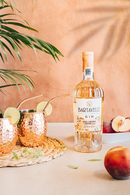 Gin Pêche & Verveine artisanal